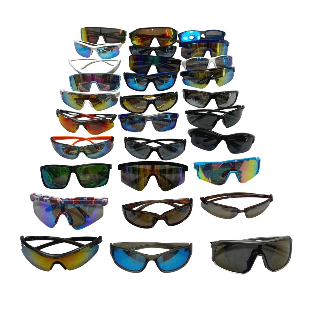Lot Of 30 Mixed Sport Sunglasses Unisex OSFM Multicolor Ironman Shady Rays